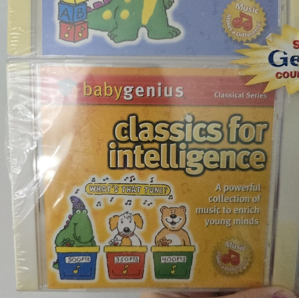 2001 Baby genius set of 4 learning cd’s classical Series